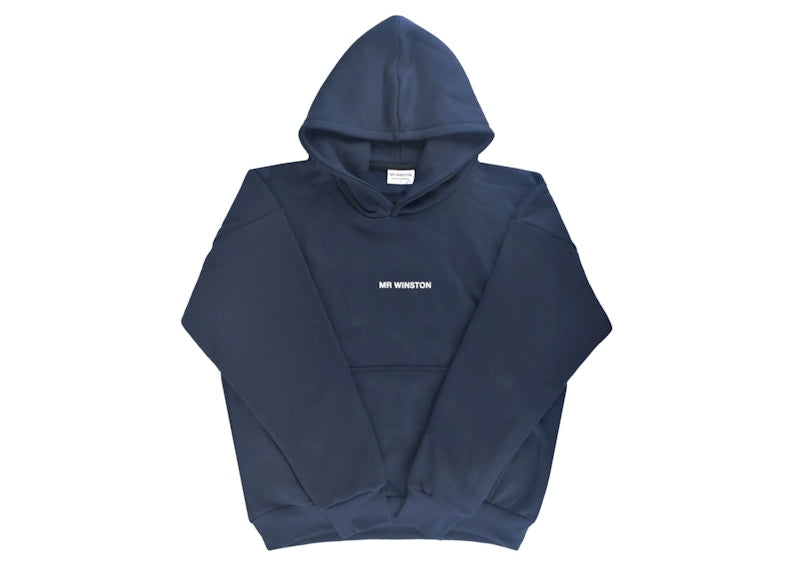 Mr Winston Puff Hooded Sweatshirt Navy