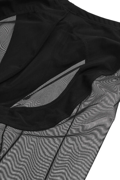 Mugler H&M 30 Denier Tights with Seams Black