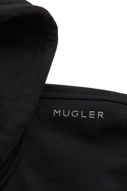 Mugler H&M Corset-Waist Hooded Jacket (Mens) Black