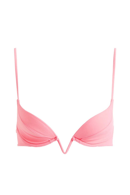 Mugler H&M Padded Bikini Top Pink