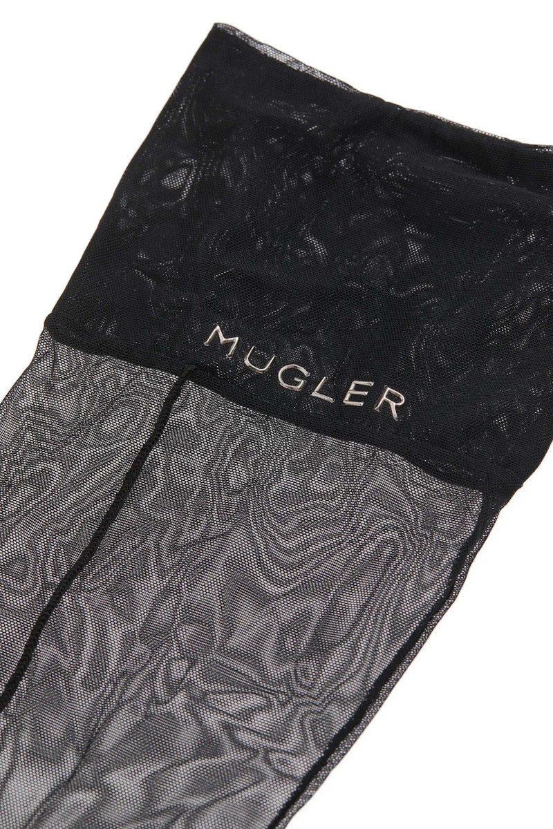 Mugler H&M Second-Skin Gloves Black