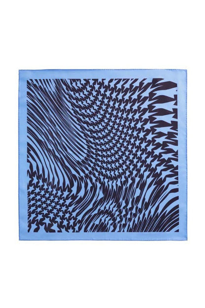 Mugler H&M Swirling-Star Silk Scarf Black