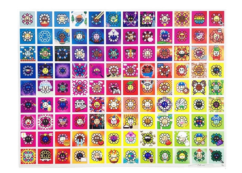 Takashi Murakami 108 Worldly Desires Print (Signed, Edition of 300) Multi