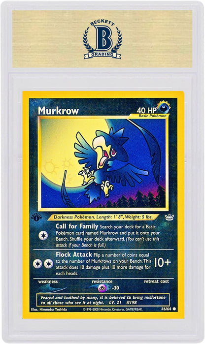 Murkrow 2001 Pokemon TCG Neo Revelation 1st Edition #46/64 (PSA or BGS Graded)