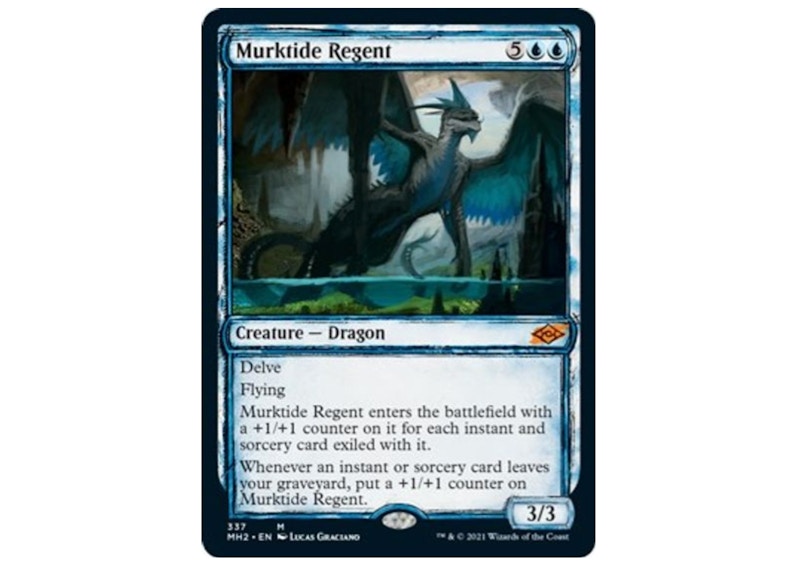 Murktide Regent (Showcase) Magic: The Gathering TCG Modern Horizons 2 Mythic #337 (Ungraded)