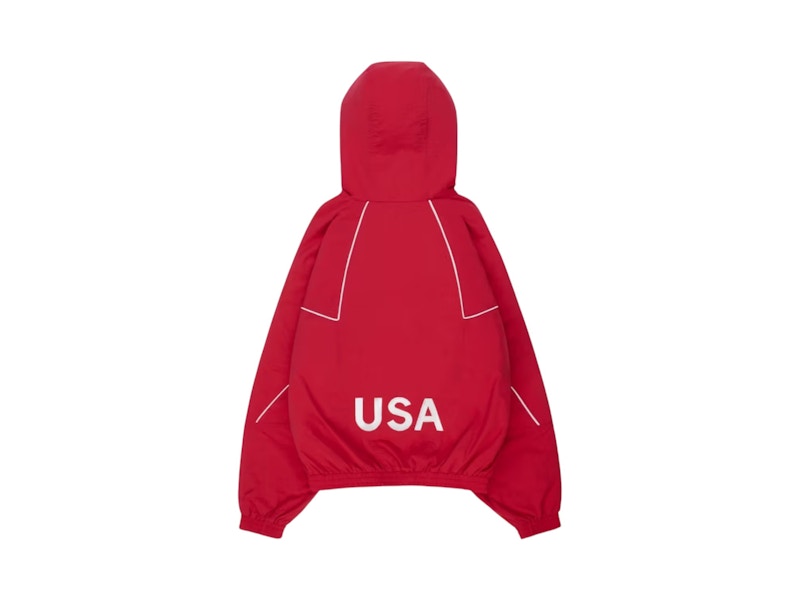 NAHMIAS x Marty Supreme A24 Classic Warm Up Jacket Dark Red
