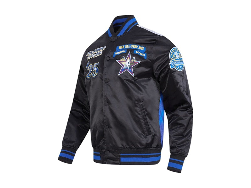 NBA 2025 All-Star Game Pro Standard Satin Jacket Black