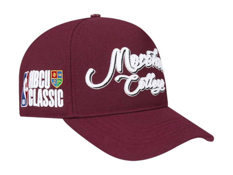 NBA 2025 All-Star Game X HBCU Pro Standard Maroon Morehouse College Pro Pinch Adjustable Hat Maroon