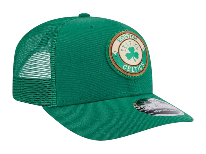 NBA Boston Celtics New Era Victory Grove Circle Patch 9Seventy Adjustable Hat Kelly Green