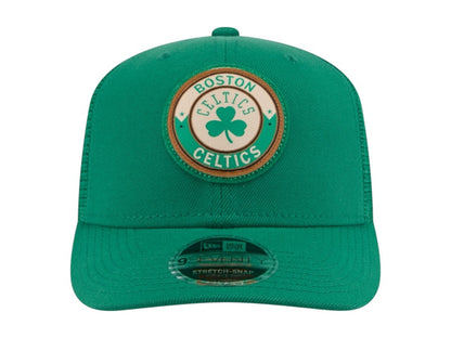 NBA Boston Celtics New Era Victory Grove Circle Patch 9Seventy Adjustable Hat Kelly Green