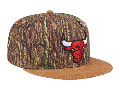 NBA Chicago Bulls New Era Camo Victory Grove Forest Sneaker Pin 9Fifty Snapback Hat Camo