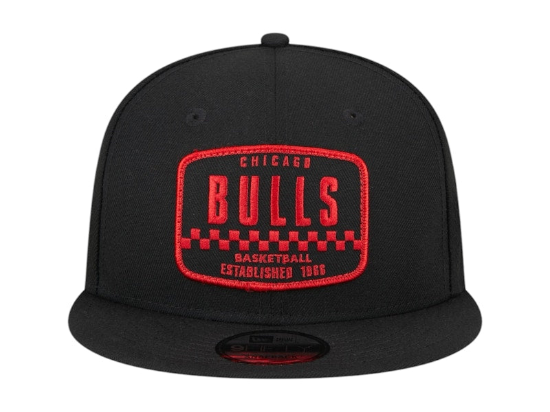 NBA Chicago Bulls New Era Rally Drive Finish Line Patch 9Fifty Snapback Hat Black