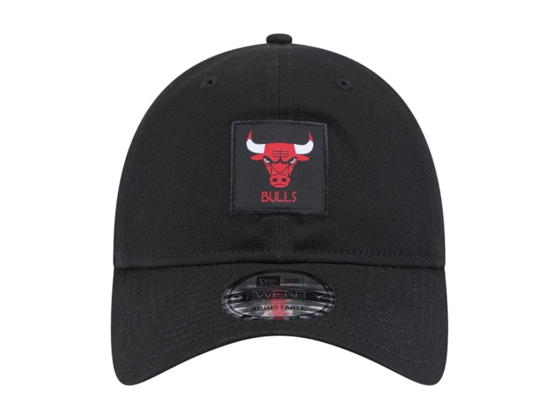 NBA Chicago Bulls New Era Victory Grove Patch 9Twenty Adjustable Hat Black