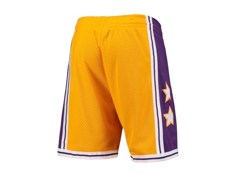 NBA Gold Western Conference Hardwood Classics 1972 All-Star Game Swingman Shorts Gold