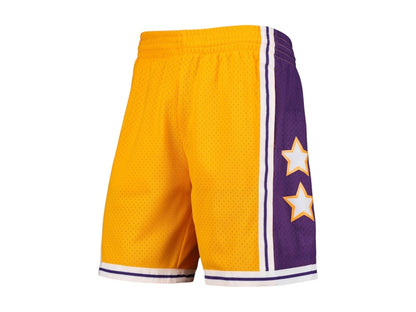 NBA Gold Western Conference Hardwood Classics 1972 All-Star Game Swingman Shorts Gold