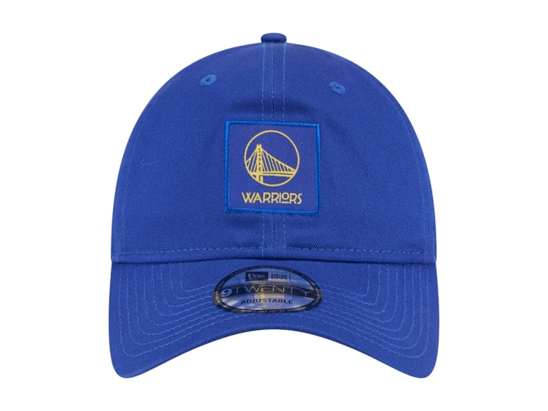 NBA Golden State Warriors New Era Victory Grove Patch 9Twenty Adjustable Hat Blue