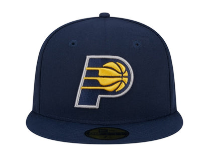 NBA Indiana Pacers New Era Rally Drive Side Patch 59Fifty Fitted Hat Navy