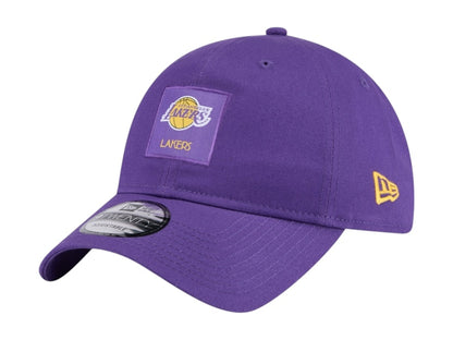 NBA Los Angeles Lakers New Era Victory Grove Patch 9Twenty Adjustable Hat Purple
