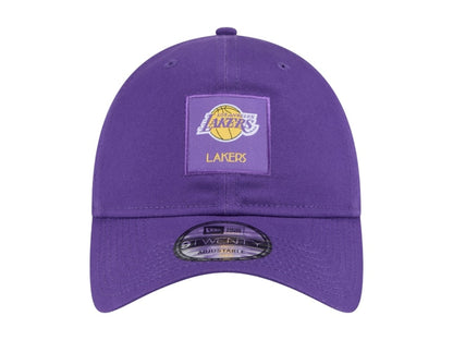 NBA Los Angeles Lakers New Era Victory Grove Patch 9Twenty Adjustable Hat Purple