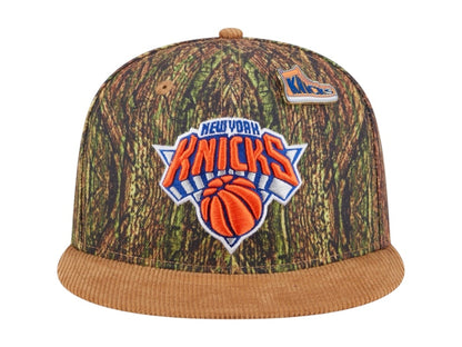 NBA New York Knicks New Era Camo Victory Grove Forest Sneaker Pin 9Fifty Snapback Hat Camo