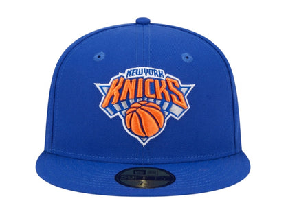 NBA New York Knicks New Era Rally Drive Side Patch 59Fifty Fitted Hat Blue