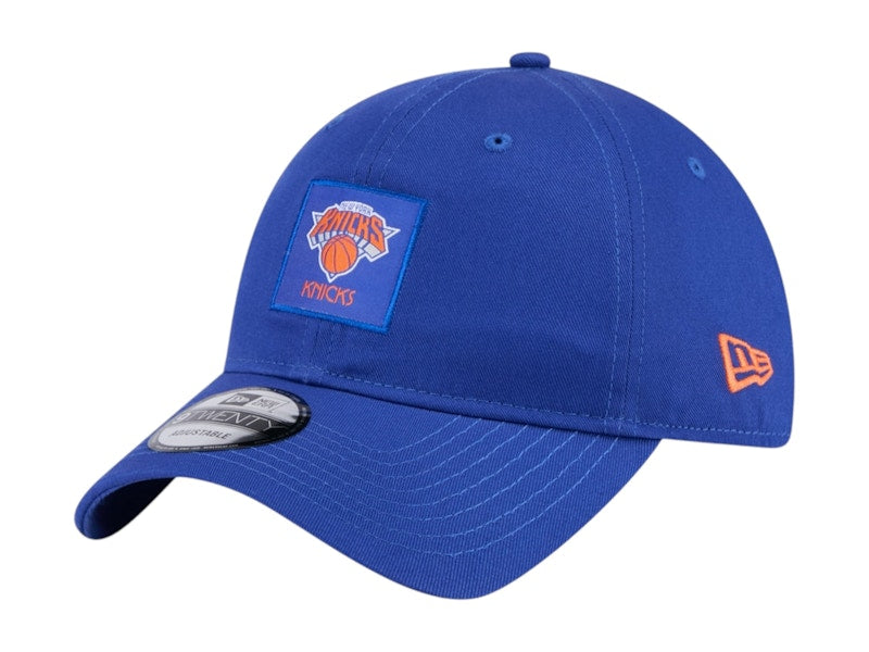 NBA New York Knicks New Era Victory Grove Patch 9Twenty Adjustable Hat Blue