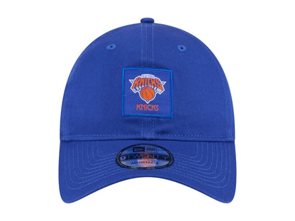 NBA New York Knicks New Era Victory Grove Patch 9Twenty Adjustable Hat Blue