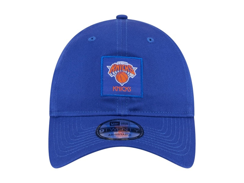 NBA New York Knicks New Era Victory Grove Patch 9Twenty Adjustable Hat Blue