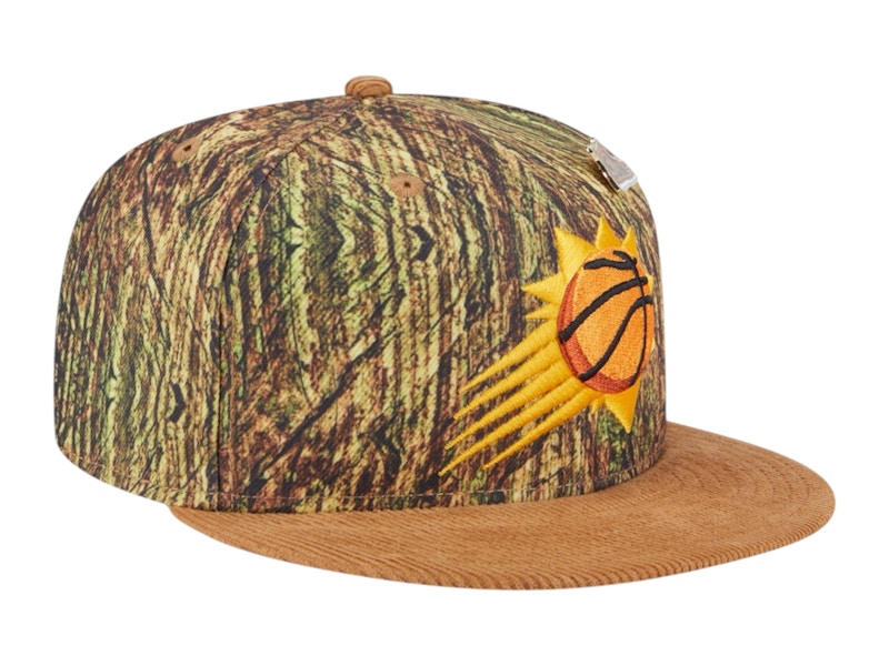NBA Phoenix Suns New Era Camo Victory Grove Forest Sneaker Pin 9Fifty Snapback Hat Multicolor