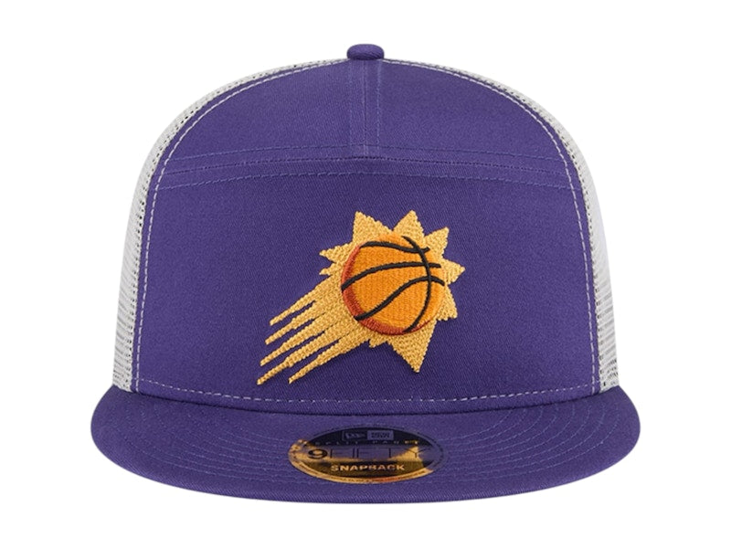 NBA Phoenix Suns New Era Victory Grove Split Panel 9Fifty Snapback Hat Purple