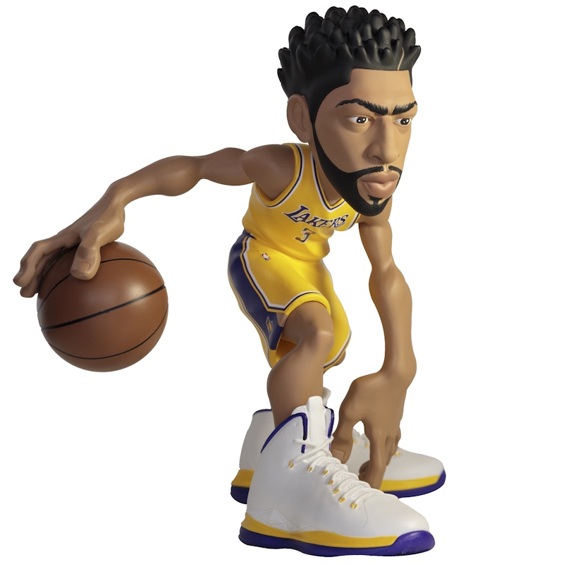 NBA Small Stars Anthony Davis Action Figure Lakers 2019-20 Jersey Gold