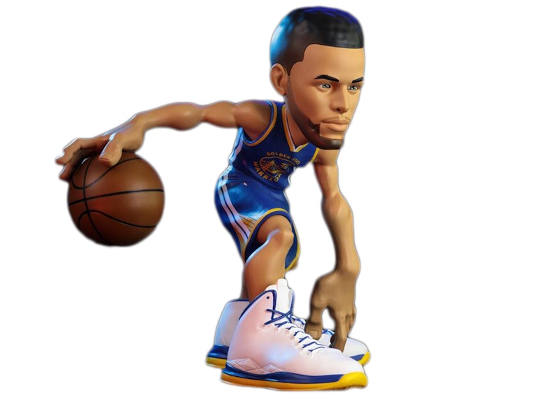 NBA Small Stars Stephen Curry Action Figure 2020-21 Warriors Icon Edition Blue