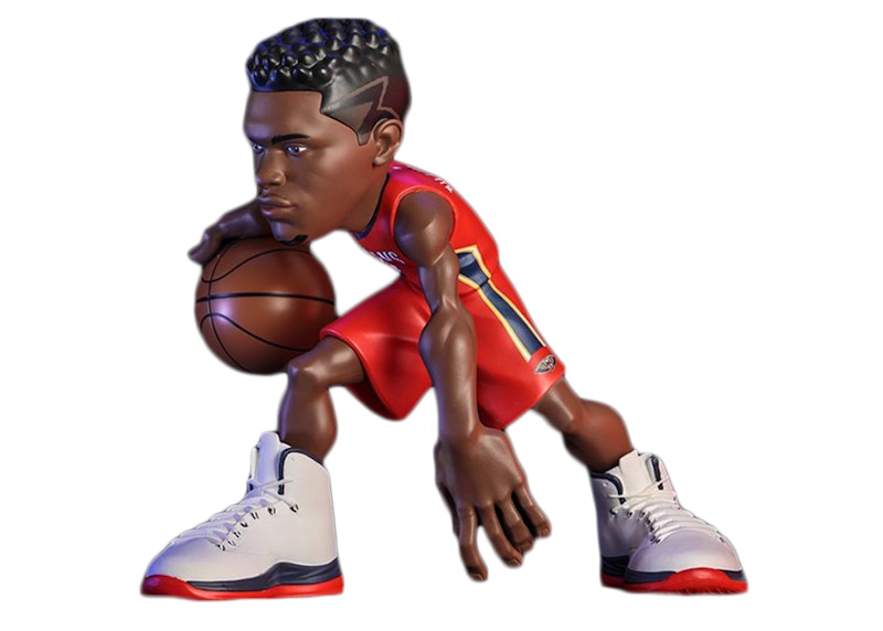 NBA Small Stars Zion Williamson Action Figure Pelicans Statement Edition Red