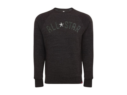 NBA Sportiqe 2024 All-Star Game Harmon Raglan Tri-Blend Pullover Sweatshirt Black