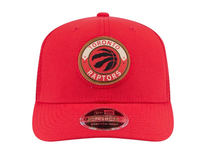 NBA Toronto Raptors New Era Victory Grove Circle Patch 9Seventy Adjustable Hat Red