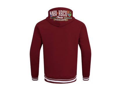 NBA Virginia Union University Pro Standard 2024 All-Star Game X HBCU Classic Chenille Fleece Pullover Hoodie Red