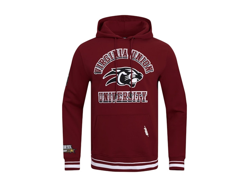 NBA Virginia Union University Pro Standard 2024 All-Star Game X HBCU Classic Chenille Fleece Pullover Hoodie Red