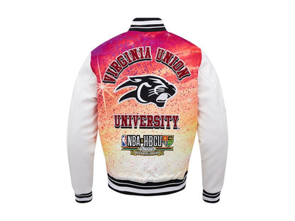 NBA Virginia Union University Pro Standard 2024 All-Star Game X HBCU Classic Varsity Full-Snap Jacket Black
