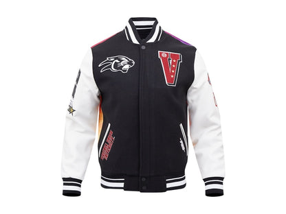NBA Virginia Union University Pro Standard 2024 All-Star Game X HBCU Classic Varsity Full-Snap Jacket Black