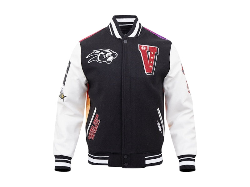 NBA Virginia Union University Pro Standard 2024 All-Star Game X HBCU Classic Varsity Full-Snap Jacket Black