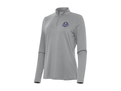 NBA Women's x Antigua Gray 2025 All-Star Game Reprocess Quarter-Zip Top Grey