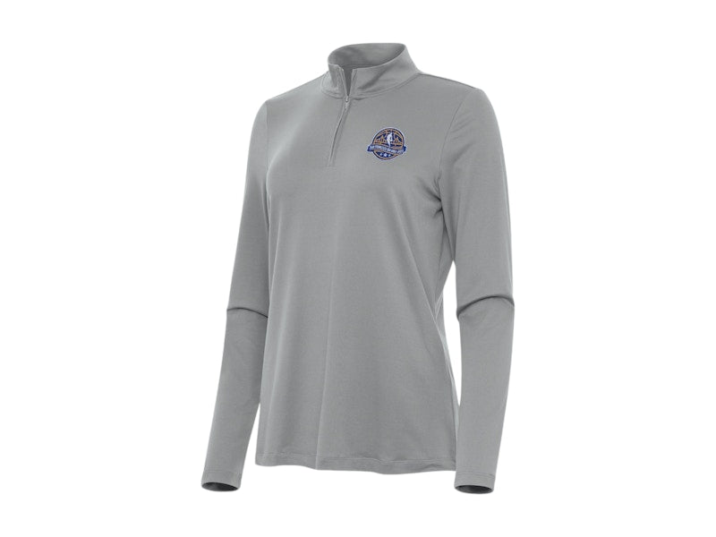 NBA Women's x Antigua Gray 2025 All-Star Game Reprocess Quarter-Zip Top Grey