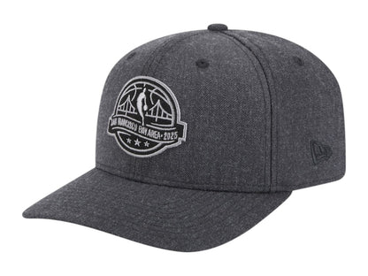 NBA x New Era 2025 All-Star Game Circle Logo Blackout 9Seventy Adjustable Hat Black