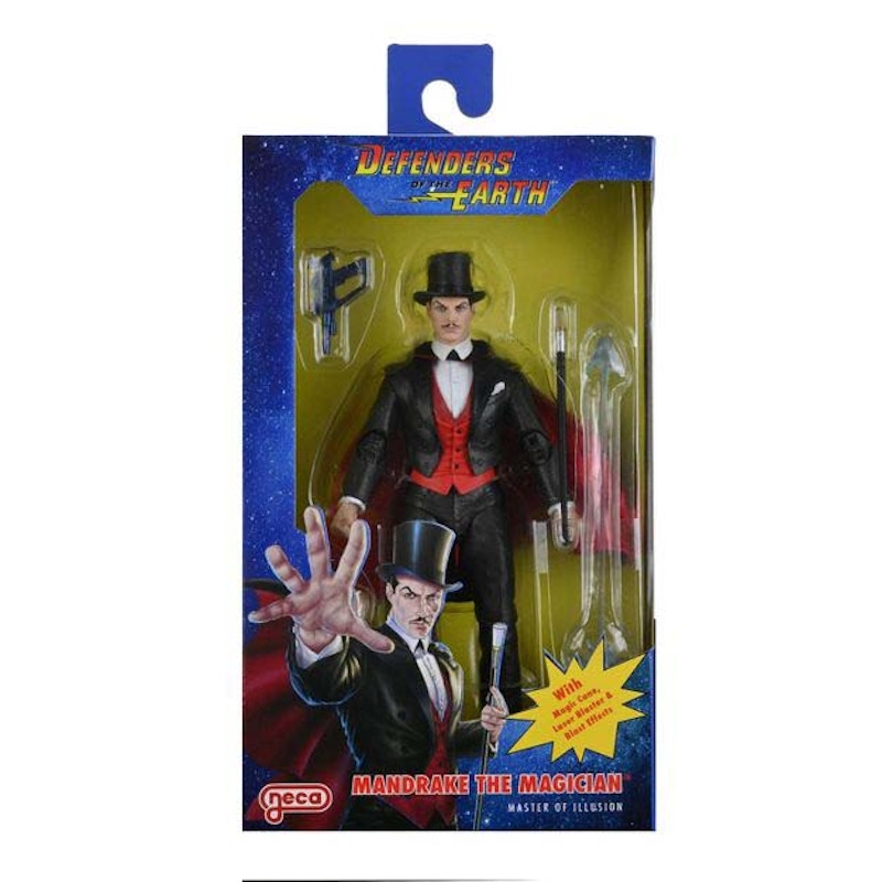 NECA King Features Defenders of the Earth Mandrake the Magician Action Figure