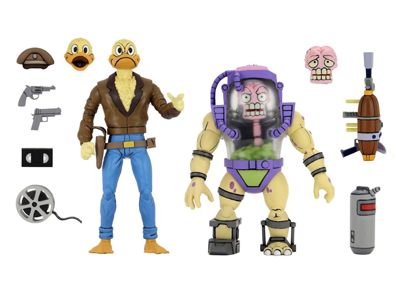 NECA Teenage Mutant Ninja Turtles Ace Duck and Mutagen Man (Cartoon) Action Figure