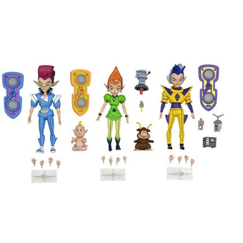 NECA Teenage Mutant Ninja Turtles (Cartoon) The Neutrinos Action Figure Set