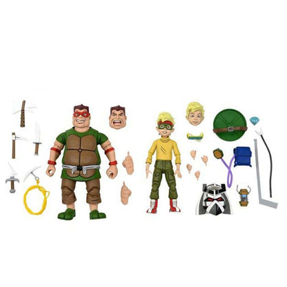 NECA Teenage Mutant Ninja Turtles (Cartoon) Zach & Smash Action Figure 2-Pack