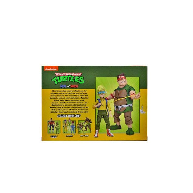 NECA Teenage Mutant Ninja Turtles (Cartoon) Zach & Smash Action Figure 2-Pack