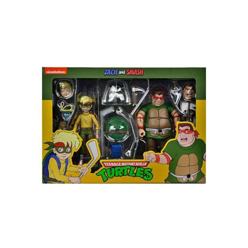 NECA Teenage Mutant Ninja Turtles (Cartoon) Zach & Smash Action Figure 2-Pack