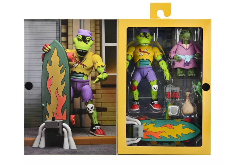 NECA Teenage Mutant Ninja Turtles Mondo Gecko with Kerma (Ultimate) Action Figure